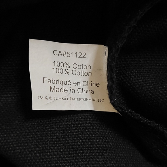 Twilight Saga New Moon Jacob Black 100% Cotton Tote Bag NWT - Picture 5 of 5